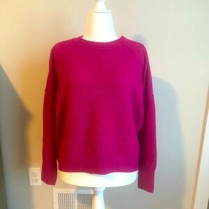 Bright pink cozy sweater, Vince Camuto, size XL